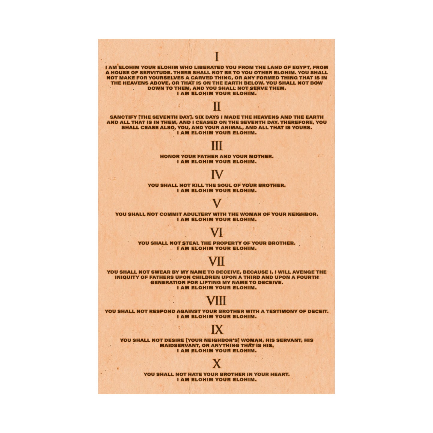 The Ten Words