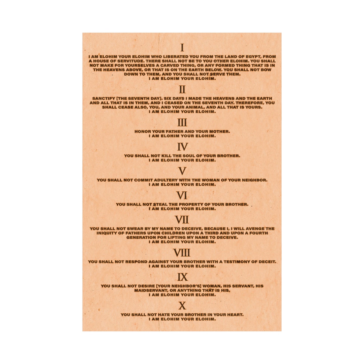 The Ten Words