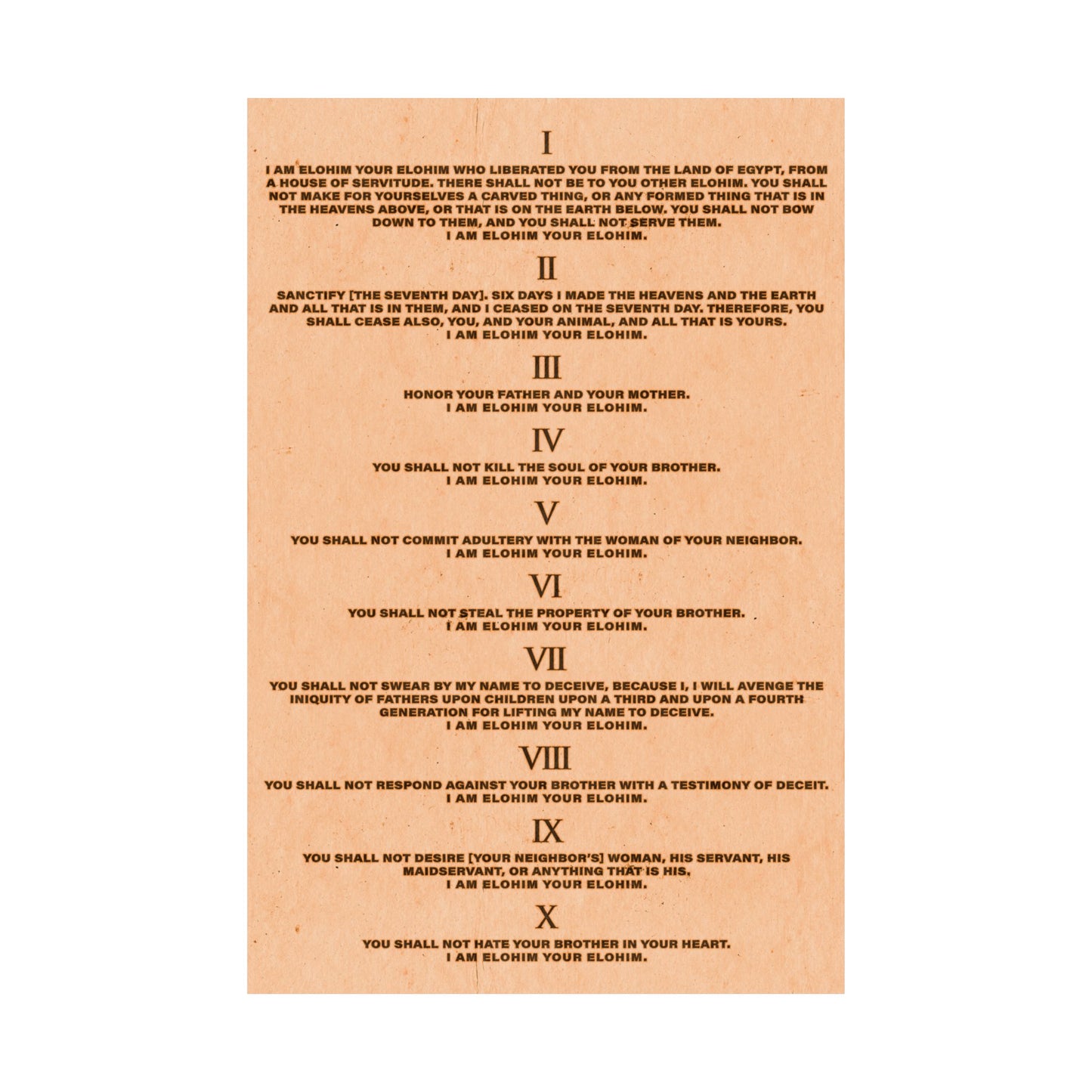 The Ten Words