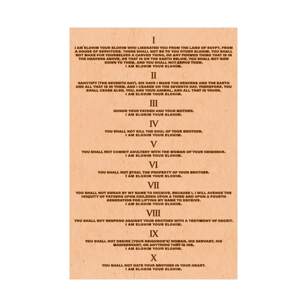 The Ten Words – HOREB Institute